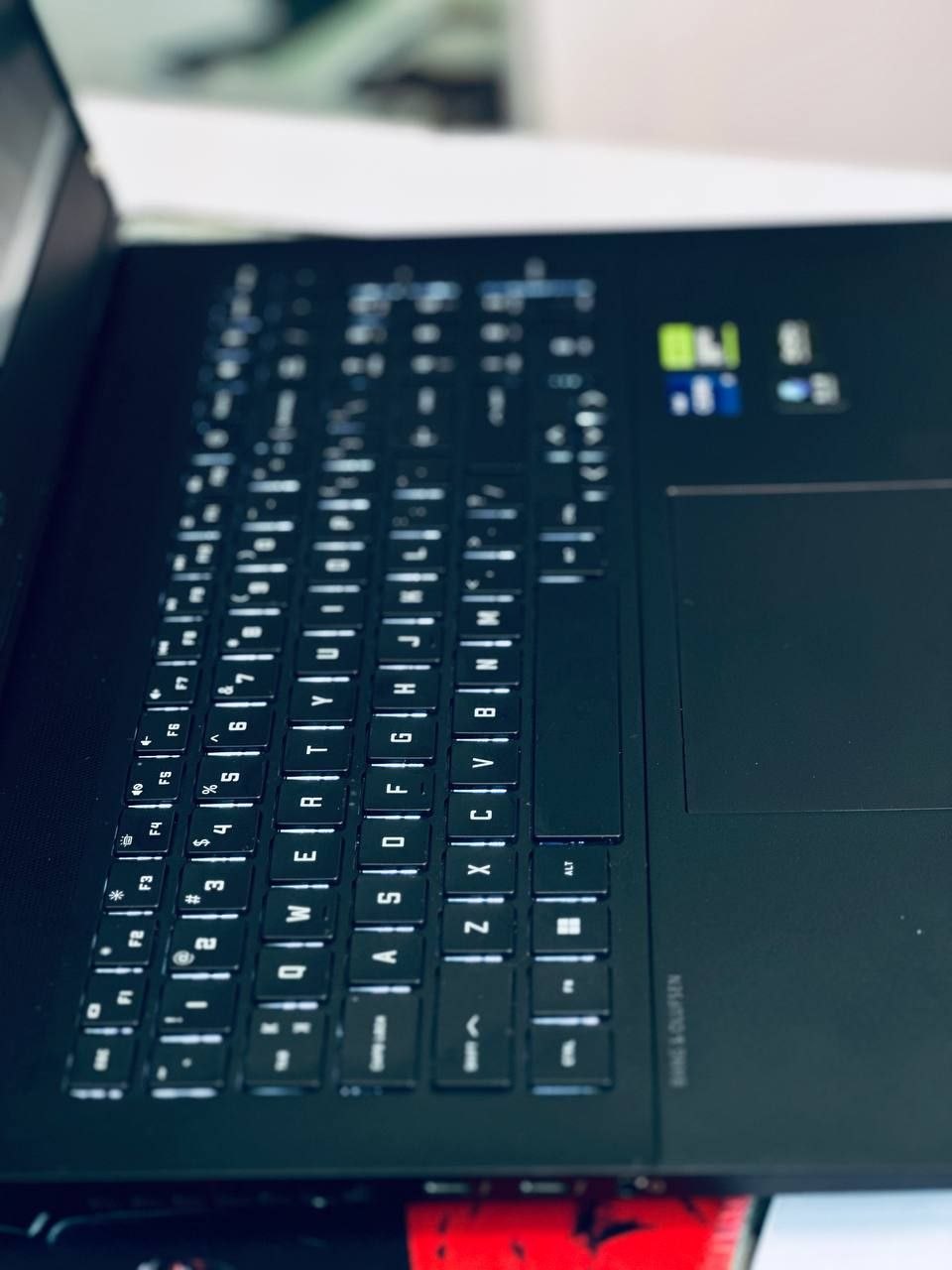 HP omen,keybord view