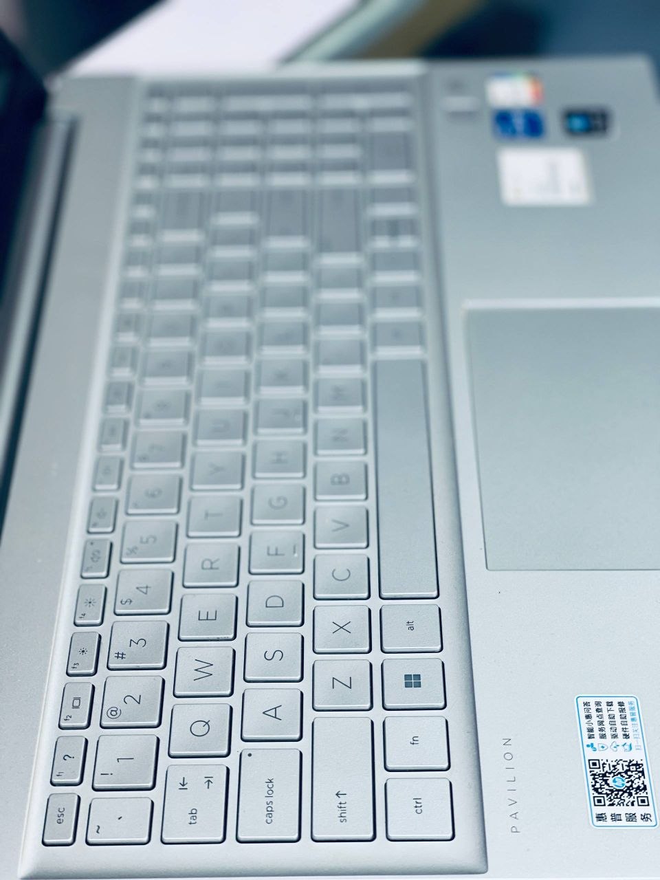 HP Pavilion,keybord view