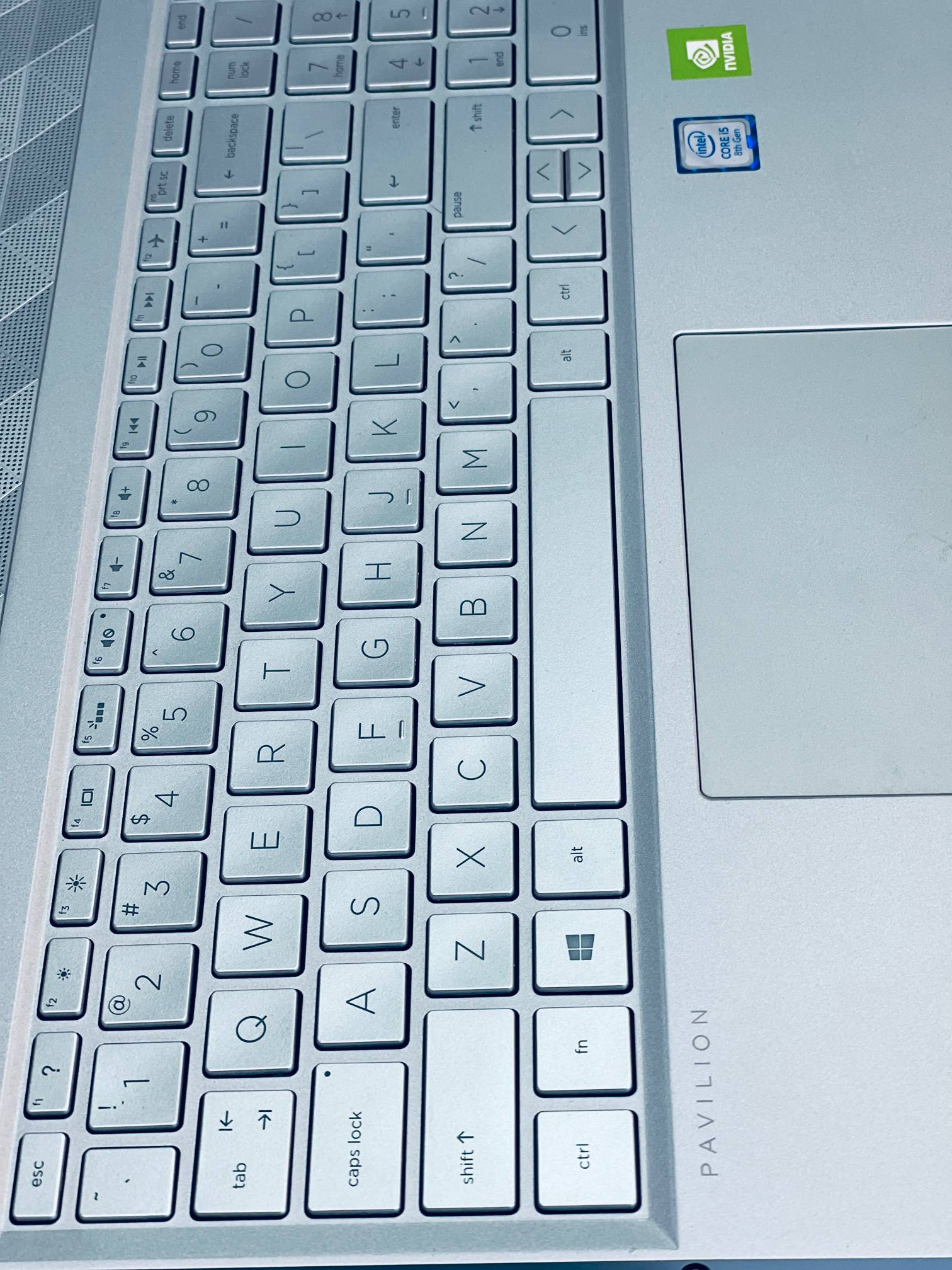 HP Pavilion ,keybord view