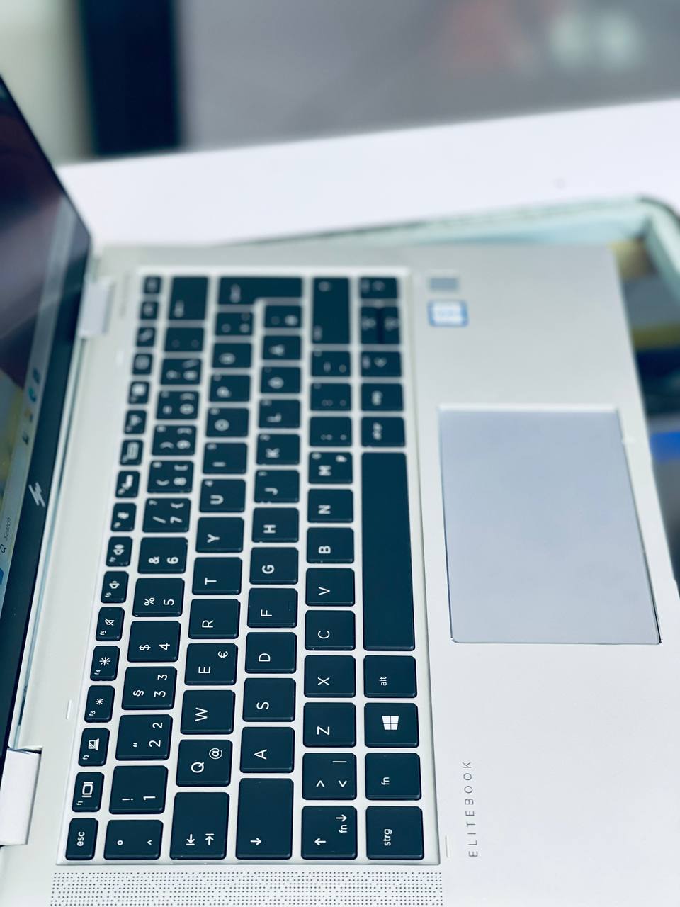 HP elitebook x360,keybord view